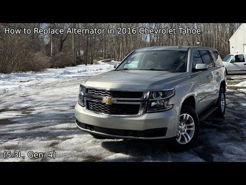 How to Replace Alternator in 2016 Chevrolet Tahoe (5.3L, Gen. 4)