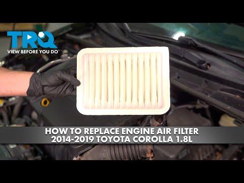 How to Replace Engine Air Filter 2014-2019 Toyota Corolla 1.8L