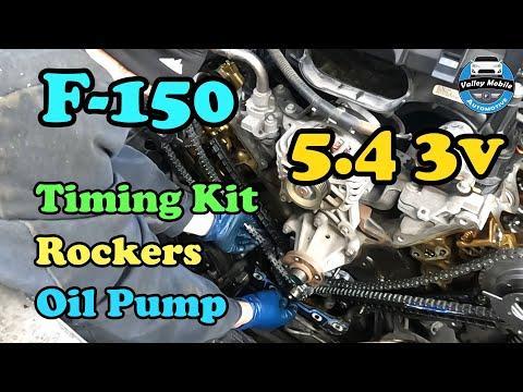 2004-2010 Ford F150 5.4 Timing Chain, Cam Phasers, Roller Followers and Oil Pump Replacement