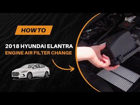 How To: Change an Engine Air Filter in a 2018 Hyundai Elantra