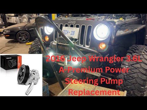 A-Premium Power Steering Pump Replacement Jeep Wrangler JK 3.6L 2016
