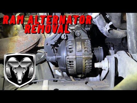 How to Remove Alternator 2011-2018 Ram 3.6l 1500