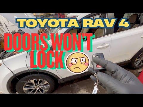 How to Fix 2013-2018 Toyota RAV4 Door Locks | Diagnosis &amp; Actuator Replacement (Hybrid/XLE)