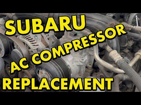 How to Replace the A/C Compressor on a 2015-2019 Subaru Legacy (R-134a System) (Trim: 2.5i | Engine: Flat 4 2.5L | Body: Sedan)