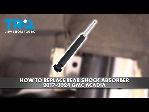 How to Replace Front Struts and Rear Shock Absorbers on a 2017-2018 GMC Acadia
