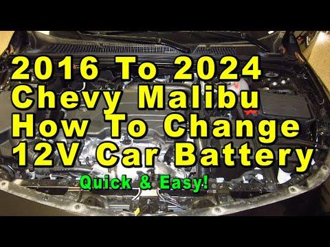 2016 To 2024 Chevrolet Malibu How To Change 12V Car Battery With Group Size - Quick &amp; Easy