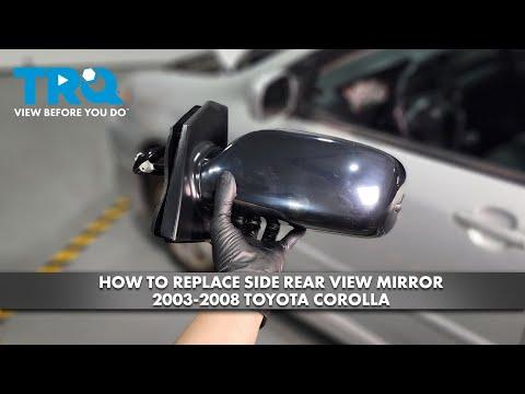 How to Replace the Side View Mirror on a 2007 Toyota Corolla (Left or Right)