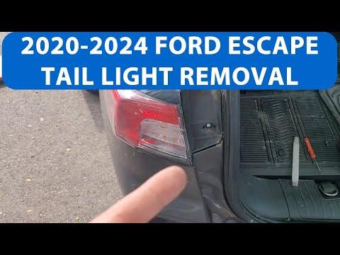 How to Replace Rear Taillight and Reverse Bulbs on a 2020 Ford Escape