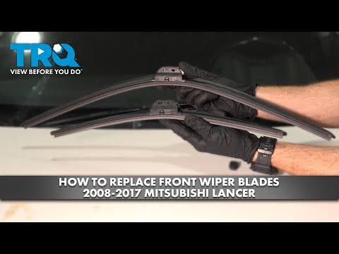 How to Replace Front Windshield Wiper Blades on a 2008-2017 Mitsubishi Lancer (Trim: GT | Body: Sedan)