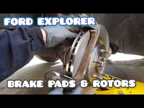 How to replace the brake pads &amp; rotors on a 2011 Ford Explorer