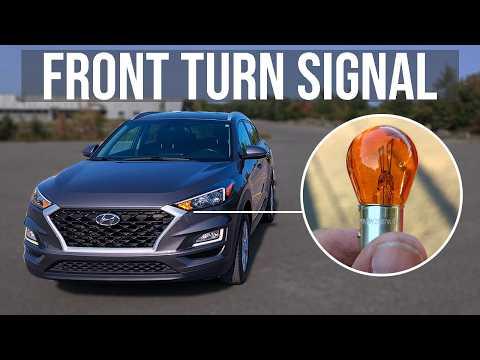 How to Replace Front Turn Signal Bulbs on a 2017 Hyundai Tucson