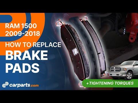 How to replace the Front Brake Pads 2009-2018 Dodge RAM 1500 🚗