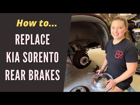 How To Replace Kia Sorento Rear Brake Pads &amp; Rotors
