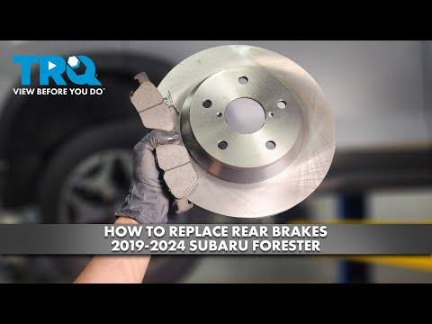 How to Replace Rear Brakes 2019-2024 Subaru Forester