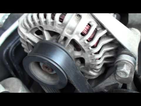 Changing the serpentine belt on chevy malibu 3.5