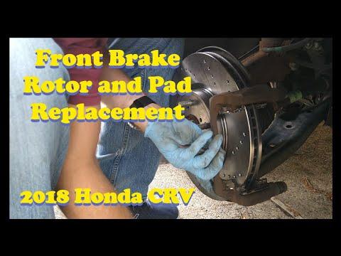 How to Replace Front Brakes on a 2018 Honda CRV - Pads and Rotors Replacement
