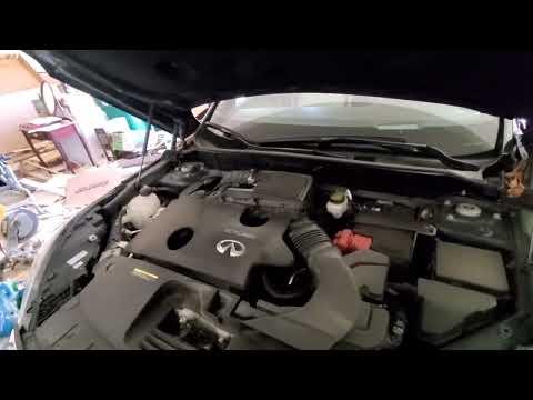 How to replace engine air filter for Infiniti QX50
