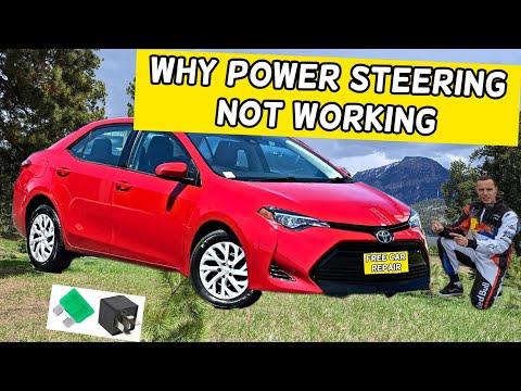 WHY POWER STEERING DOES NOT WORK TOYOTA COROLLA 2013 2014 2015 2016 2017 2018 2019