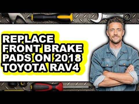 How To Replace Front Brake Pads On 2018 Toyota RAV4 (Full Guide)