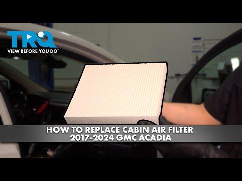 How to Replace Cabin Air Filter 2017-2024 GMC Acadia