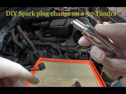 DIY Spark Plug change on a 2016 Toyota Tundra 5.7 (2007-2020)