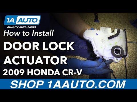 How to Replace the Front Door Lock Actuator on a 2011 Honda CR-V