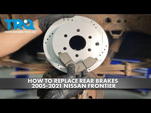 How to Replace Rear Brakes 2005-2021 Nissan Frontier