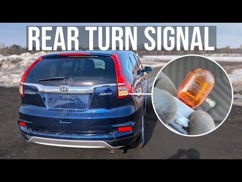 How to Replace Rear Turn Signal Bulbs on a 2013 Honda CR-V