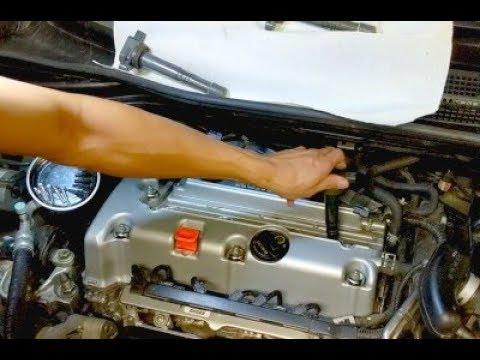 Replacing spark plugs on a Honda CRV 2012 2013 2014 2015 2016