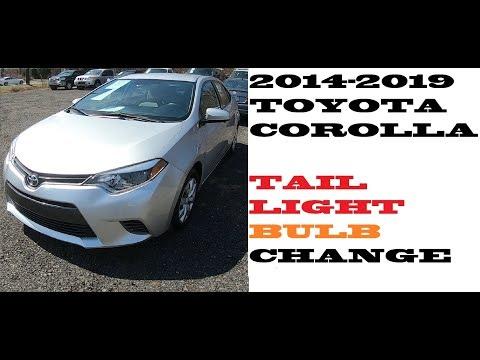 How to Replace Both Taillight Bulbs on a 2016-2019 Toyota Corolla (Trim: S | Body: Sedan)