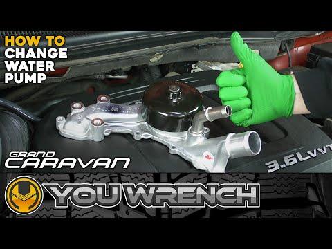 How to Change Water Pump - Dodge Grand Caravan (3.6 V6 2011-2021) - YOU WRENCH