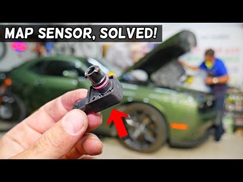 DODGE CHALLENGER MAP SENSOR REPLACEMENT REMOVAL LOCATION
