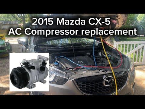 How to Replace the A/C Compressor on a 2019 Mazda CX-5 (Recover, Install, Recharge)