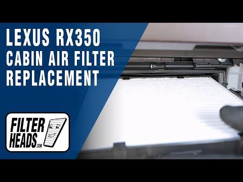 How to Replace Cabin Air Filter 2018 Lexus RX350 | AQ1262