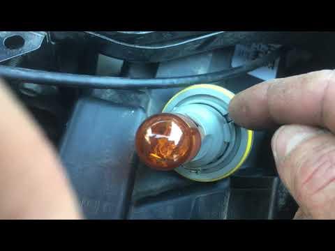 Turn signal bulb change 2017 GMC Sierra. Warning do not use LED bulbs