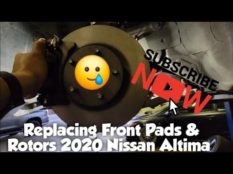 How to: Replace Front Pads &amp; Rotors 2020 Nissan Altima