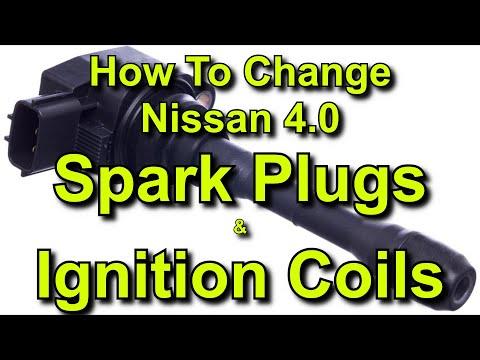 How To Replace Nissan 4.0 Spark Plugs and Ignition Coils Xterra Frontier Pathfinder 4.0