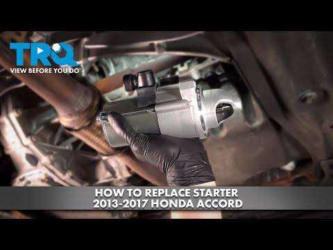 How to Replace Starter 2013-2017 Honda Accord