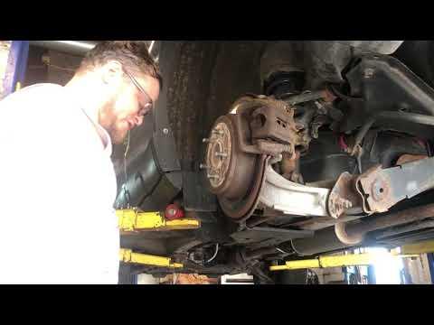 2011 Honda CR-V rear brake pad and rotor replacement