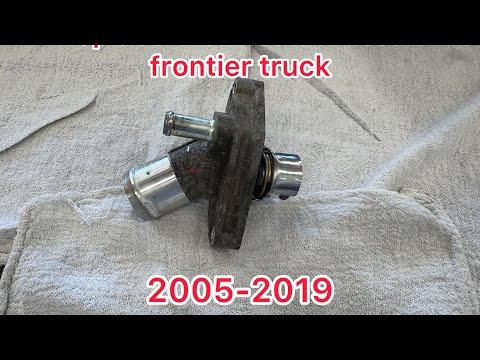How to replace thermostat on Nissan truck frontier 2005-2019 code p0128. #nissan #nissantruck #auto