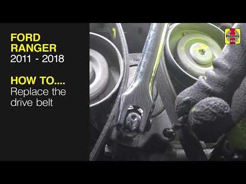 How to Replace the drive belt on the Ford Ranger 2011 to 2018