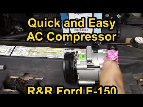 How to Replace the A/C Compressor on a 2016 Ford F-150 (R-134a System)