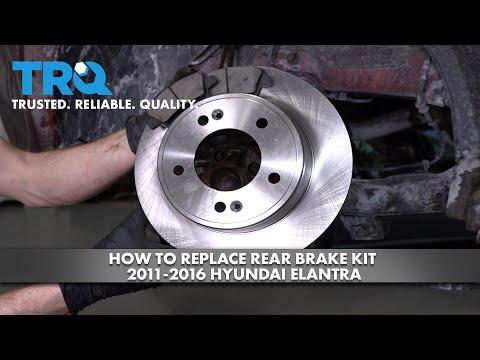 How to Replace Rear Brakes 2011-2016 Hyundai Elantra