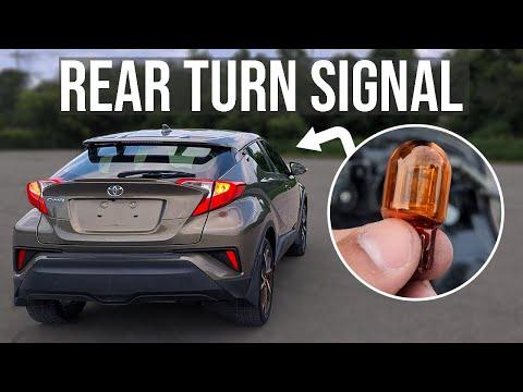 How to Replace Rear Turn Signal Bulb on a 2018 Toyota C-HR (Step-by-Step)