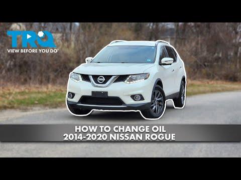 How to Change Engine Oil & Oil Filter on a 2014-2024 Nissan Rogue 2.5L (Engine: Inline 4 2.5L)