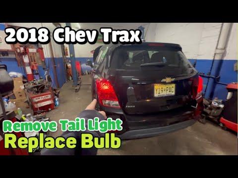 2018 Chevy TRAX tail light removal and bulb replacement