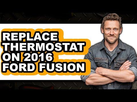 How to Replace the Thermostat on a 2006-2020 Ford Fusion (2.5L) (Engine: Inline 4 2.0L)