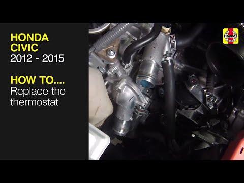 How to Replace the Thermostat on a 2003-2015 Honda Civic (Coolant Drain & Bleed Guide) (Engine: Inline 4 1.8L)