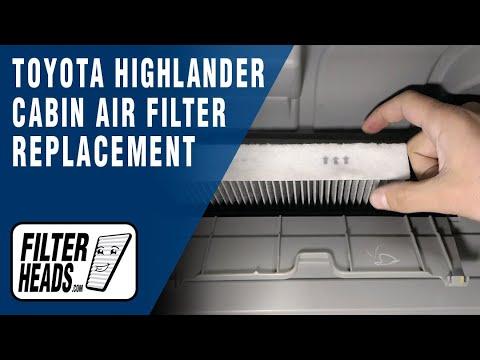 How to Replace Cabin Air Filter 2014 Toyota Highlander | AQ1102