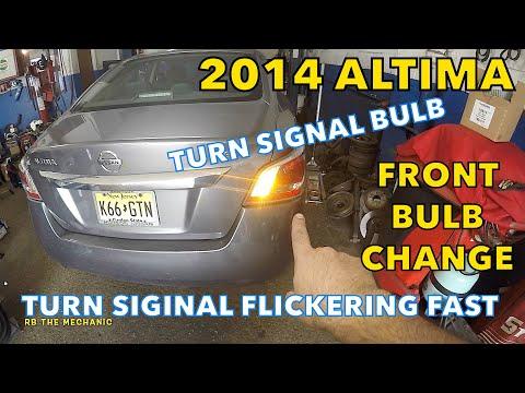 How to Replace Front Turn Signal Bulb on a 2000-2022 Nissan Altima (7440/7440NA) (Body: Sedan)